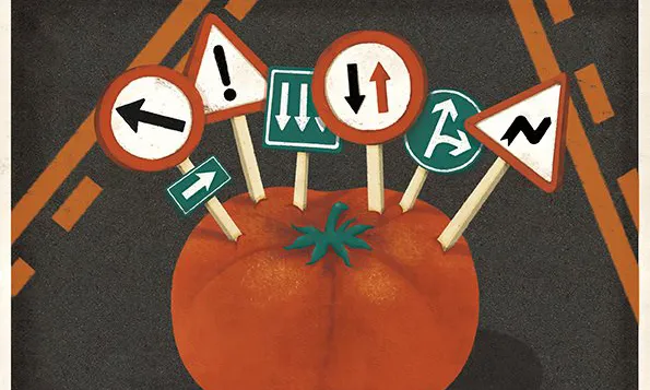 Cartell del documental "La ruta del tomàquet"