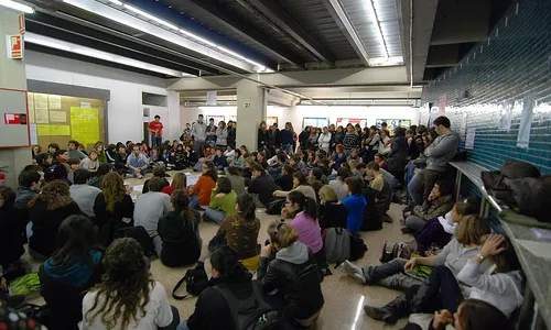 Assemblea a la UAB