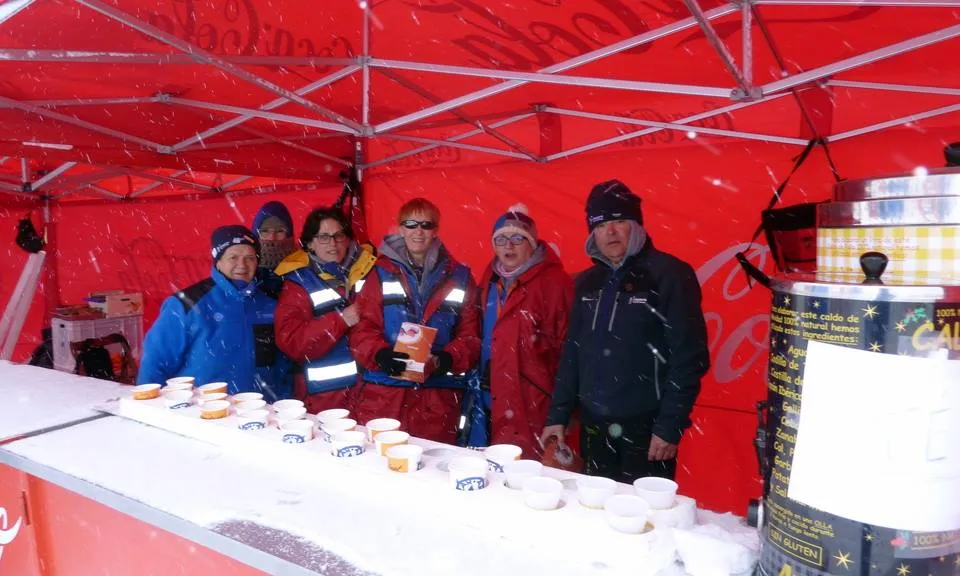 Marxa Beret a 13 sota zero. Font: Associació de Volentaris