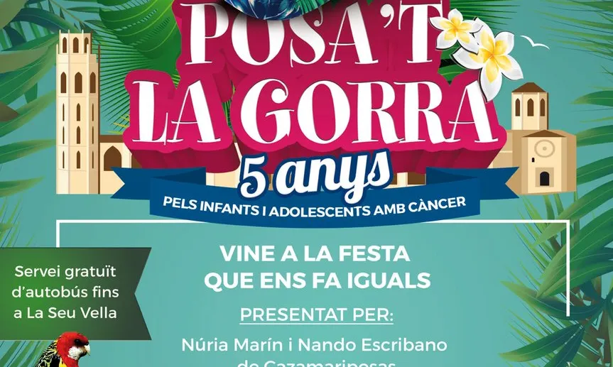 Cartell del Posa't la Gorra a Lleida